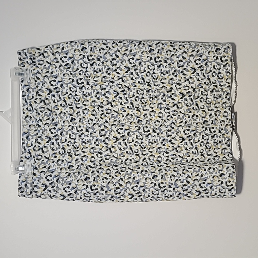 Anthropologie Maeve Leopard Print Pencil  Skirt Size Large
